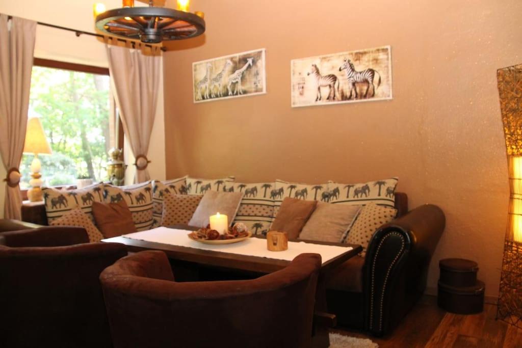Ferienhaus Am Waldesrand Hatten エクステリア 写真