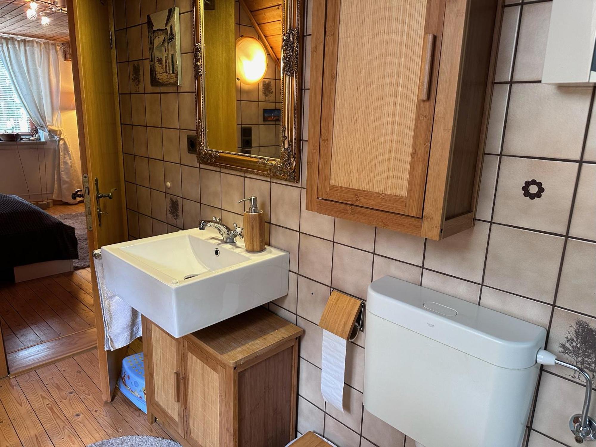 Ferienhaus Am Waldesrand Hatten エクステリア 写真