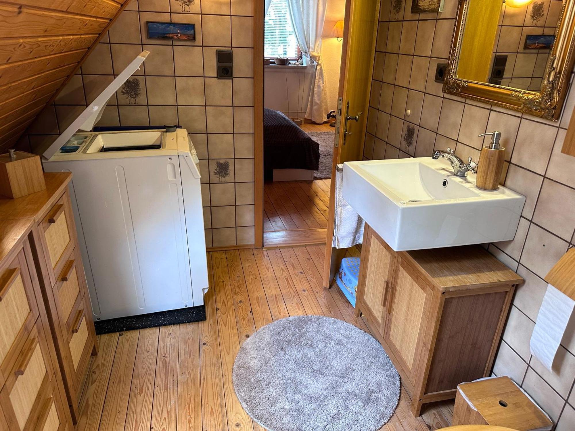 Ferienhaus Am Waldesrand Hatten エクステリア 写真
